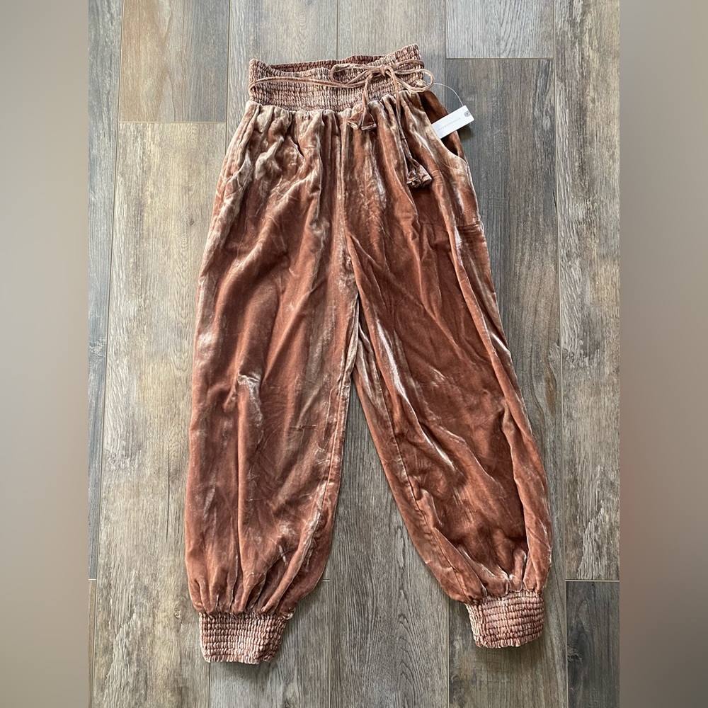 NWT Anthropologie | Gloria Velvet Jogger